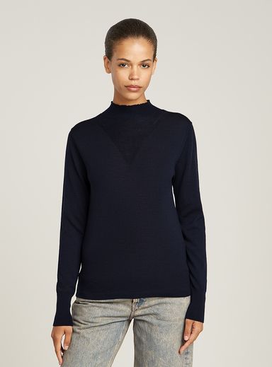 Mock Knitted Sweater